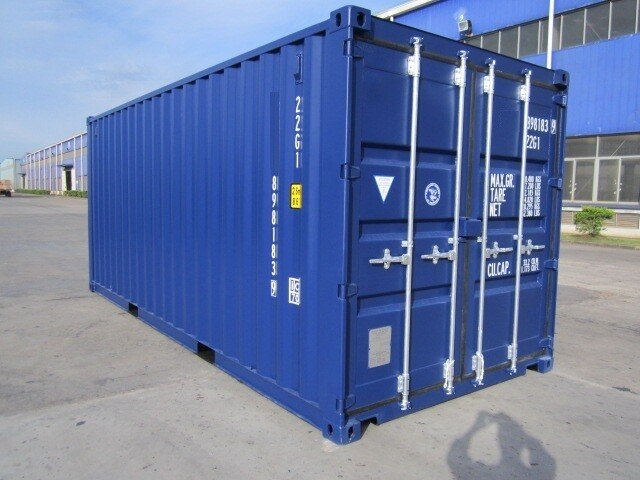 Container 20 Pieds Bleu 1er voyage (Neuf) – Image 2