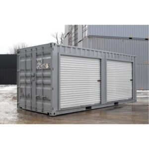 Conteneur de stockage 20 pieds avec portes roulantes